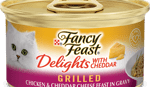 Fancy Feast Delights With Cheddar Grilled Chicken & Cheddar Cheese In Gravy